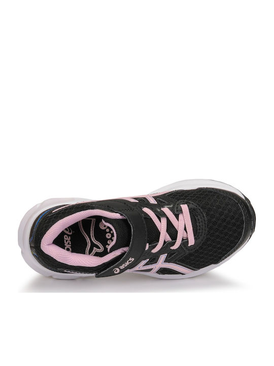 Jolt 3 Kids Sports Shoes Running with Hoop & Loop Closure Black