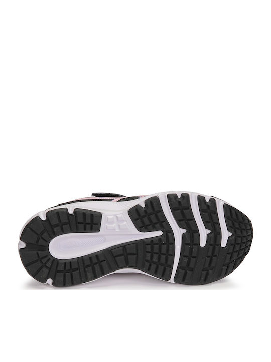 Jolt 3 Kids Sports Shoes Running with Hoop & Loop Closure Black