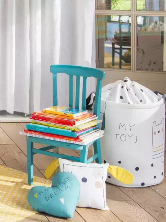 Petit Praia Детска кошница за съхранение от плат Etoile Wild Бежов 1бр