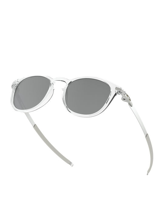 Oakley Pitchman R Men's Sunglasses with Transparent Plastic Frame and Black Mirror Lens OO9439-02