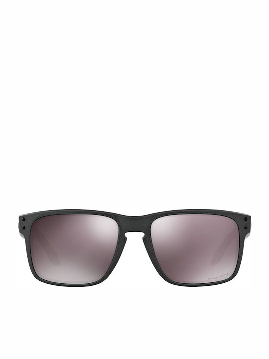 Oakley Holbrook Men's Sunglasses with Gray Plastic Frame and Silver Polarized Mirror Lens OO9102-B5