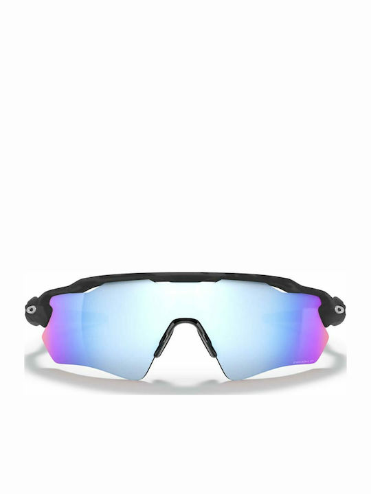 Oakley Radar Ev Path Sunglasses Μαύρα with Acetate Frame & Blue Lens