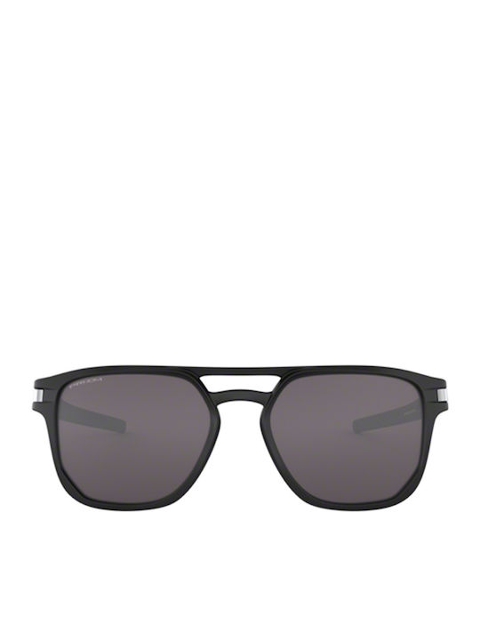 Oakley Latch Beta Sunglasses Gray with Acetate Frame & Black Lens