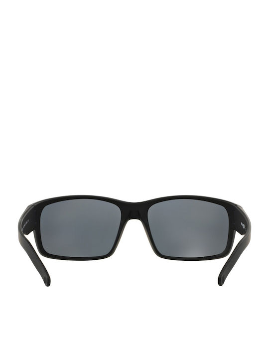 Arnette Fastball Men's Sunglasses with Black Plastic Frame and Black Polarized Lens