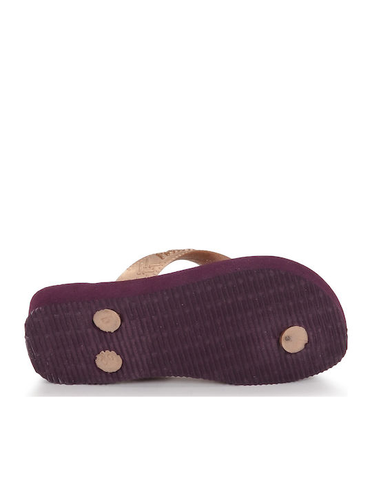 Șlapi pentru copii Flip Flops Violet Flores