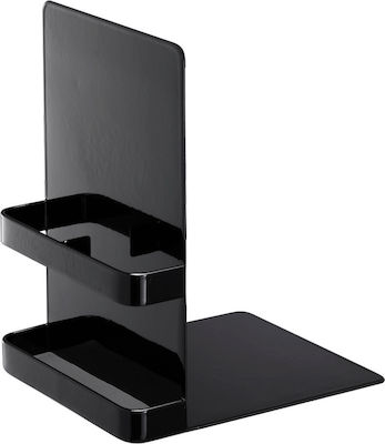 Metal Bookend Tower in Black Color 15.7x12.8x16.5cm.