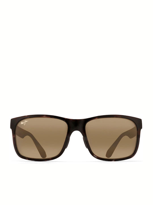 Maui Jim Red Sands Polarized Sunglasses Brown with Acetate Frame & Brown Lens Maui Jim Red Sands Polarized Sunglasses Brown with Acetate Frame & Brown Lens