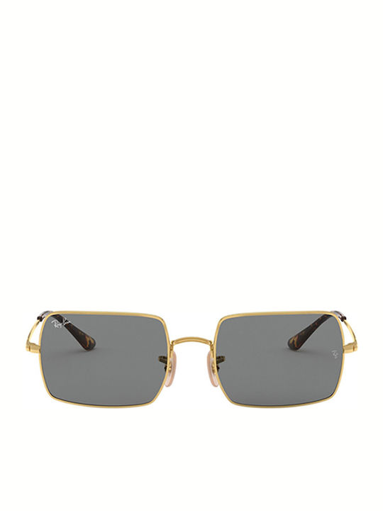 Ray Ban Women's Sunglasses with Gold Metal Frame and Gray Lens RB1969 9150/B1