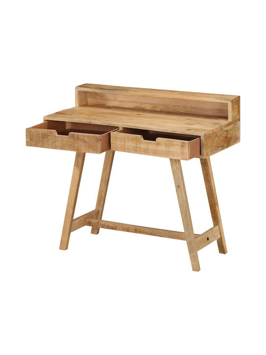 Schreibtisch Holz Beige 100x45x90cm