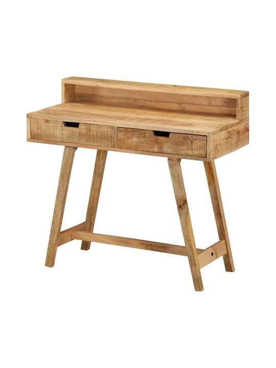 Schreibtisch Holz Beige 100x45x90cm