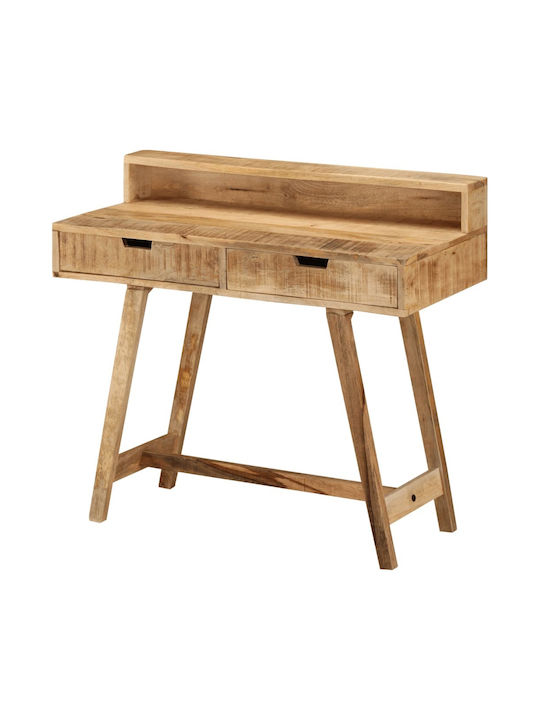 Schreibtisch Holz Beige 100x45x90cm