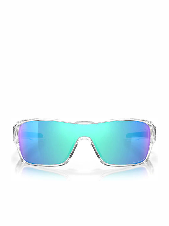 Oakley Turbine Rotor Γυαλιά Ηλίου Διάφανο με Κοκκάλινο Σκελετό