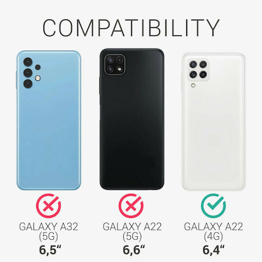 KWmobile Back Cover Silicone Green (Galaxy A22 4G)