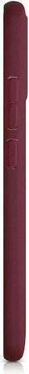 KWmobile Back Cover Silicone Burgundy (Galaxy A02s)
