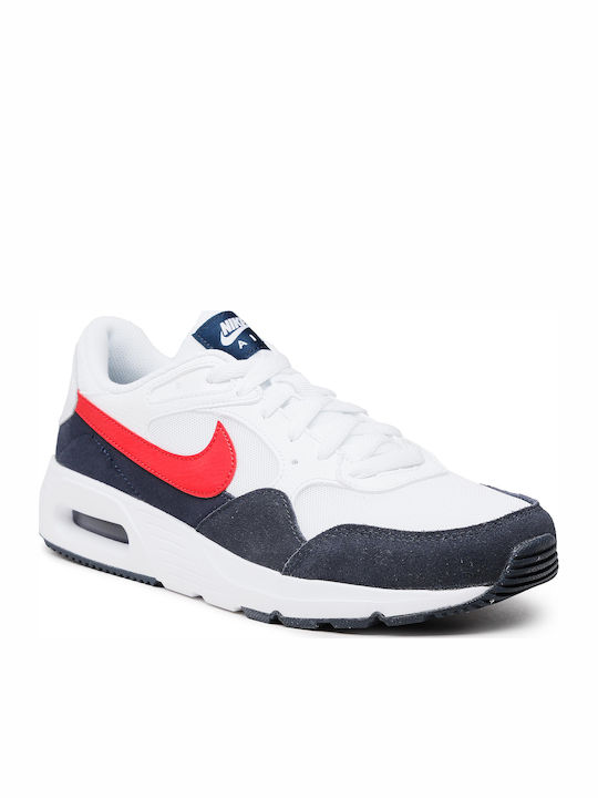 Nike Air Max SC Маратонки White / University Red / Obsidian Nike Air Max SC Маратонки White / University Red / Obsidian