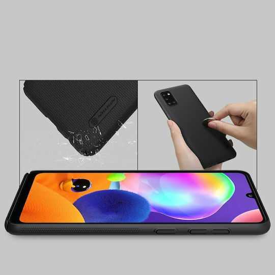 Nillkin Frosted Shield Back Cover Plastic Negru (Galaxy A31)