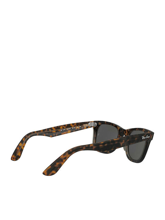 Ray Ban Wayfarer Унисекс Слънчеви Очила с Кафяви Костенуркови Пластмасови Рамки и Черни Стъкла