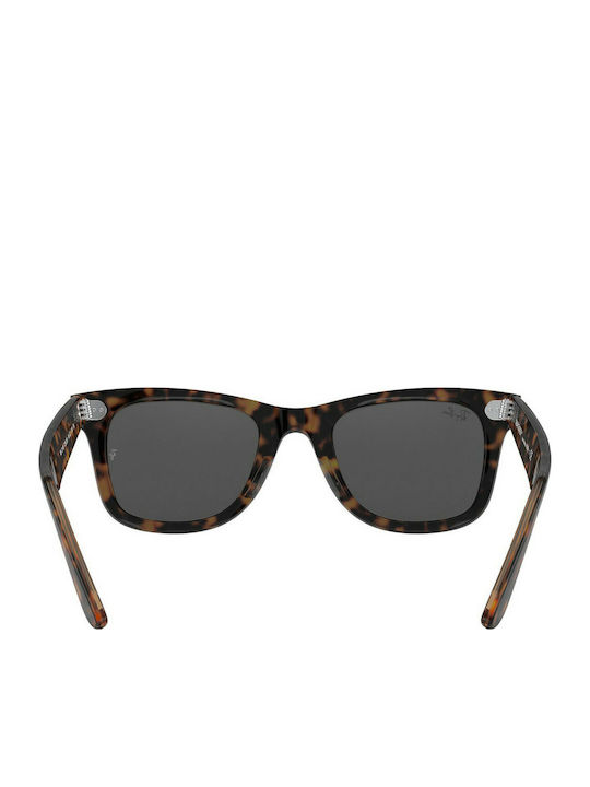 Ray Ban Wayfarer Унисекс Слънчеви Очила с Кафяви Костенуркови Пластмасови Рамки и Черни Стъкла
