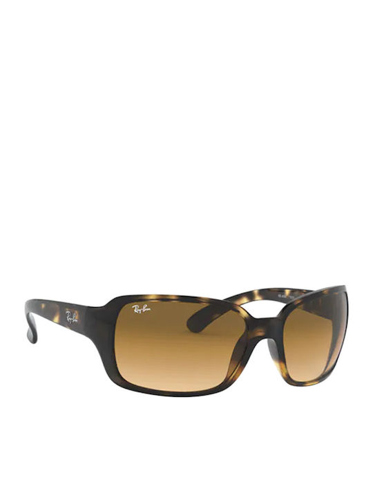 Ray Ban Men's Sunglasses with Brown Tartaruga Horn-Rimmed Frame and Brown Gradient Lenses RB4068 710/51