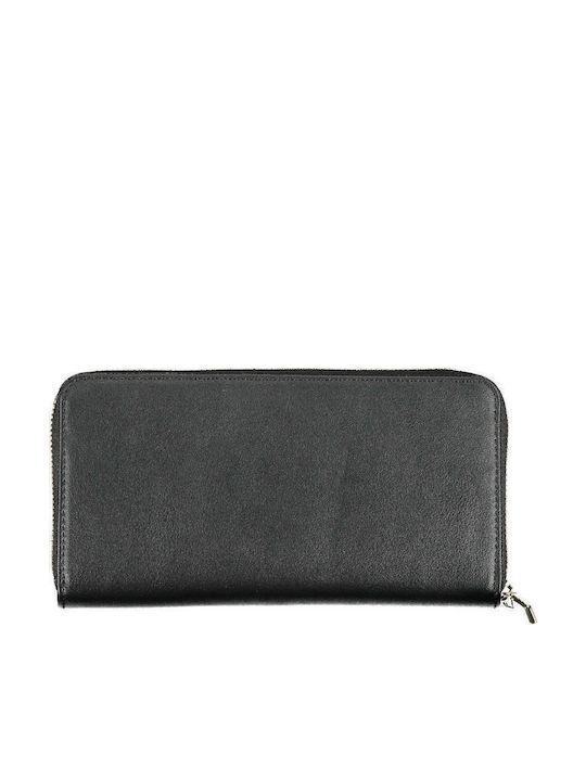 Re-lock Slim Μεγάλο Γυναικείο Πορτοφόλι Μαύρο