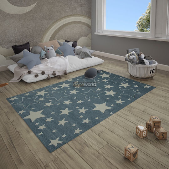 Koulis Carpets 1325A Kids Rug Stele Albastru 70x150cm Thickness 13mm