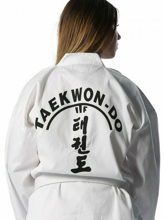 Olympus Sport Στολή Taekwondo Ενηλίκων/Παιδική Λευκή ITF