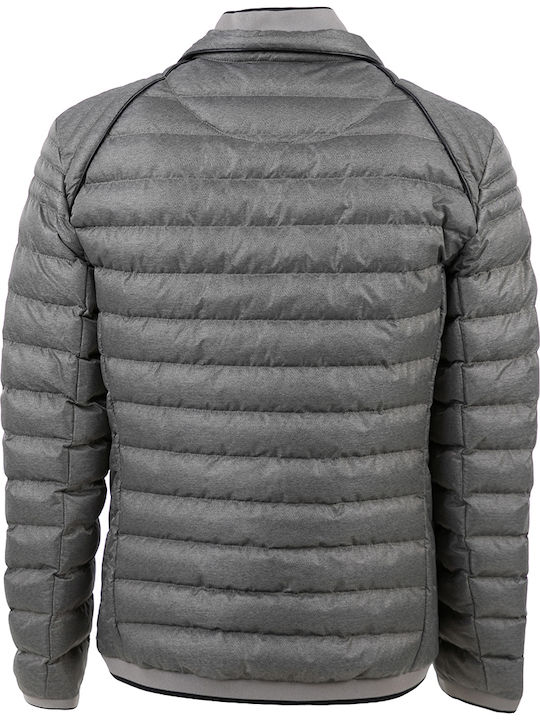 Winter Jacke Puffer Silber