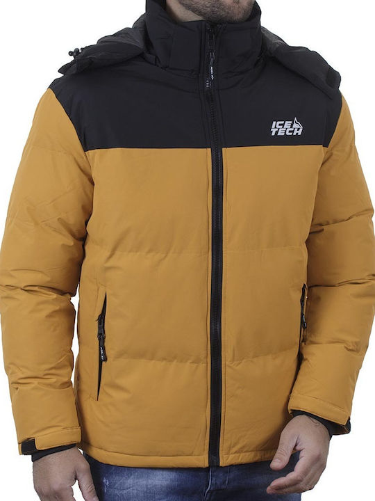 Winter Jacke Puffer Gelb
