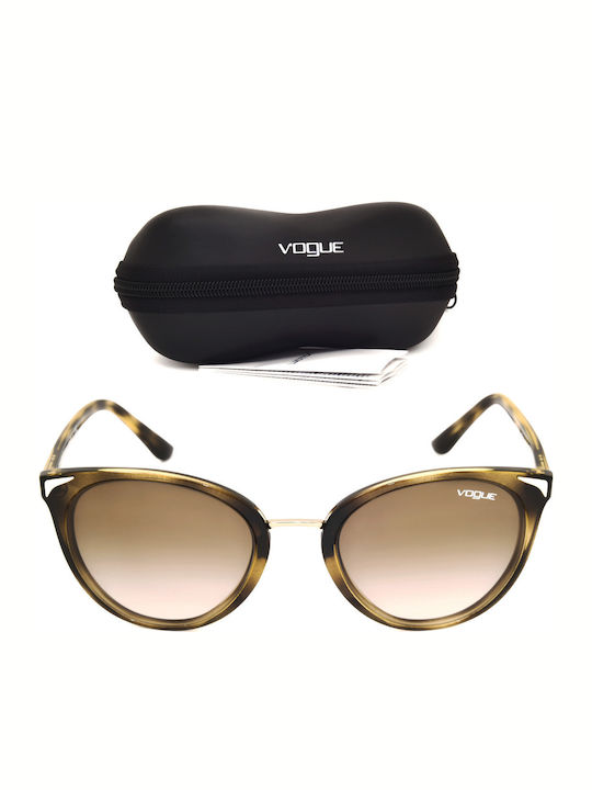 Vogue Feminini Ochelari de soare cu Maro Tortoise Cadru și Maro Degrade Lentilă VO5230S W65613