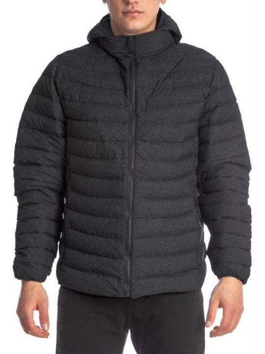 Paco & Co Herren Winter Jacke Puffer Schwarz