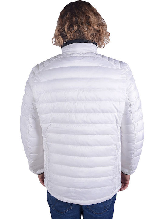 Tom Tailor Men's Winter Puffer Jacket White