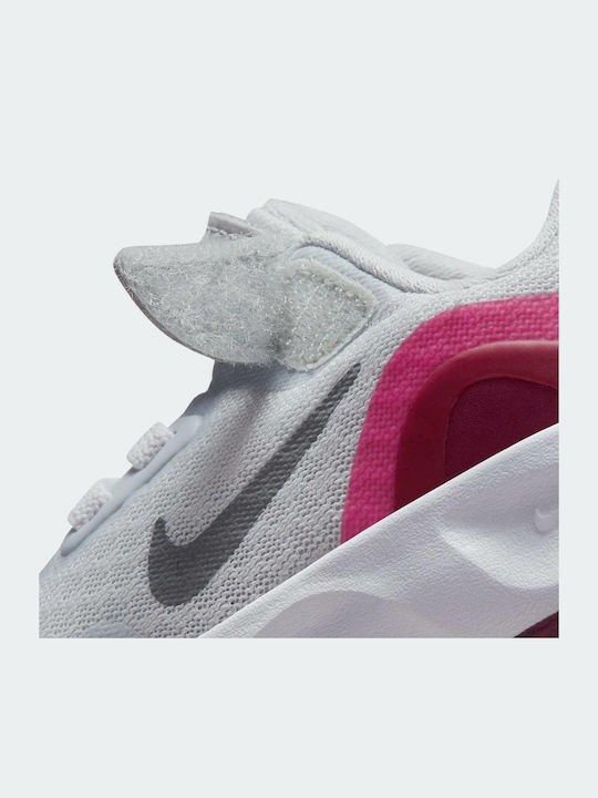 Wearallday Kids Sports Shoes Running with Hoop & Loop Closure Gray