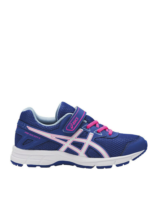 Gel Galaxy 9 Αθλητικά Παιδικά Παπούτσια Running με Σκρατς Μπλε