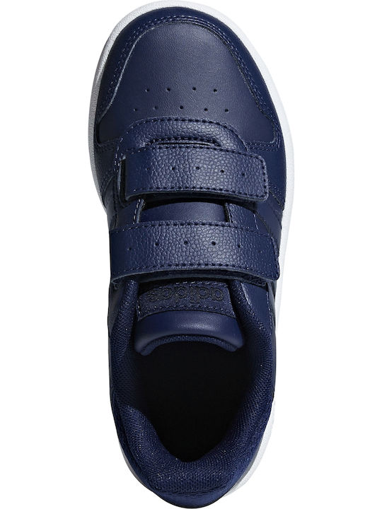 Hoops Hoops 2.0 CMF C Kids Sports Shoes Basketball with Hoop & Loop Closure Navy Blue