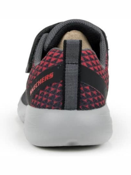 Go Run Kids Sports Shoes Running with Hoop & Loop Closure Gray