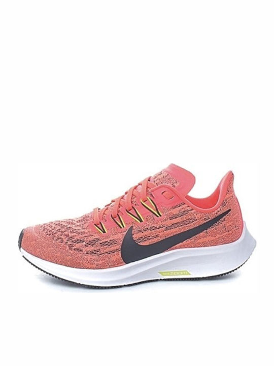 Air Zoom Pegasus 36 Αθλητικά Παιδικά Παπούτσια Running με Κορδόνια Laser Crimson / Black