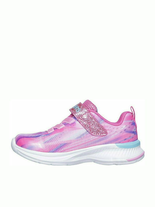 Jumpin Jams Dream Runner Kids Sports Shoes Running Slip-On Pink