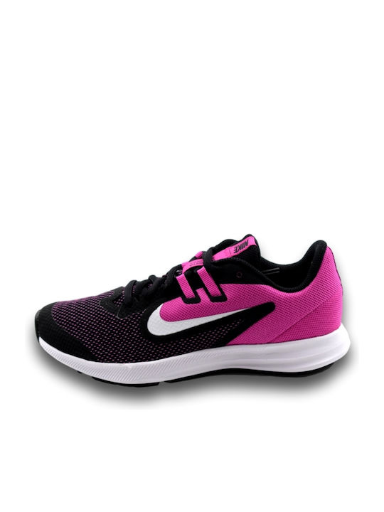 Downshifter 9 Αθλητικά Παιδικά Παπούτσια Running με Κορδόνια Black / Active Fuchsia / White