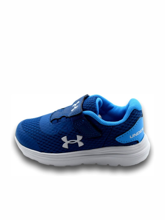 UA JR Inf Surge 2 AC Αθλητικά Παιδικά Παπούτσια Running με Σκρατς Μπλε