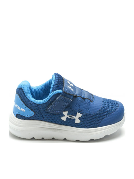 UA JR Inf Surge 2 AC Αθλητικά Παιδικά Παπούτσια Running με Σκρατς Μπλε