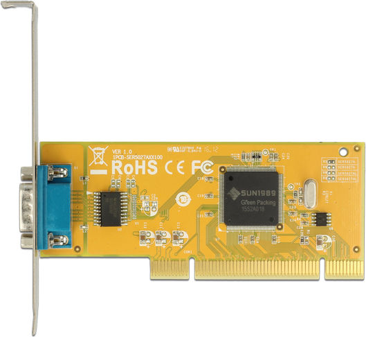 DeLock PCI Controller with 1 RS232 DB9 Serial Port