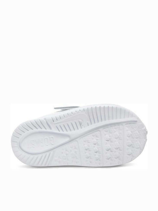 Kids Sports Shoes Running Varsity Leather TDV White