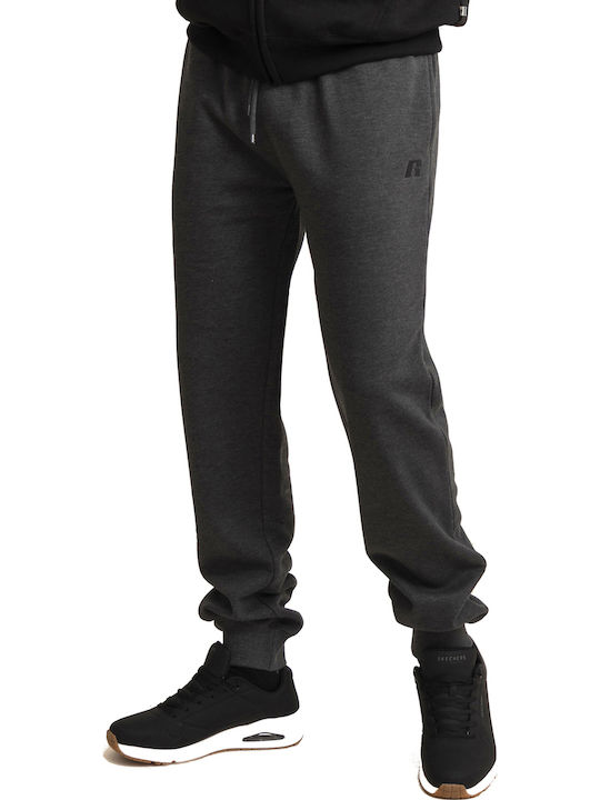 Cuffed Sweatpants with Elastic Anthracite