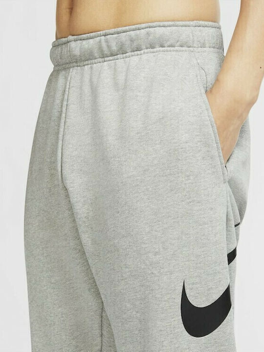 Swoosh Sweatpants Dri-Fit with Elastic Gray