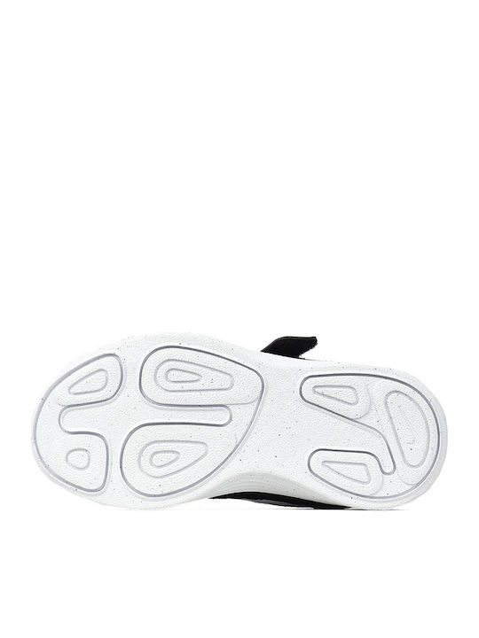 Revolution Revolution 4 I Kids Sports Shoes Running with Hoop & Loop Closure Black / White / Anthracite