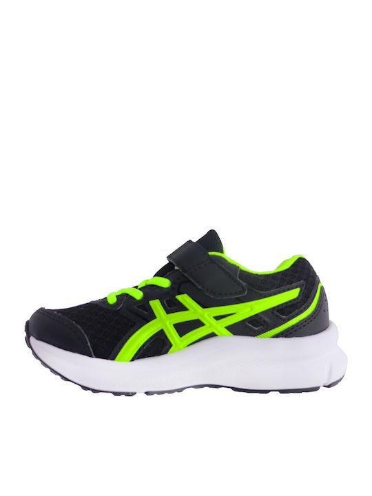 Jolt 3 Kids Sports Shoes Running with Hoop & Loop Closure Black
