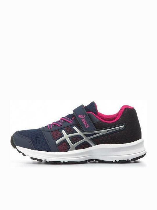 Patriot 9 PS Kids Sports Shoes Running with Hoop & Loop Closure Navy Blue