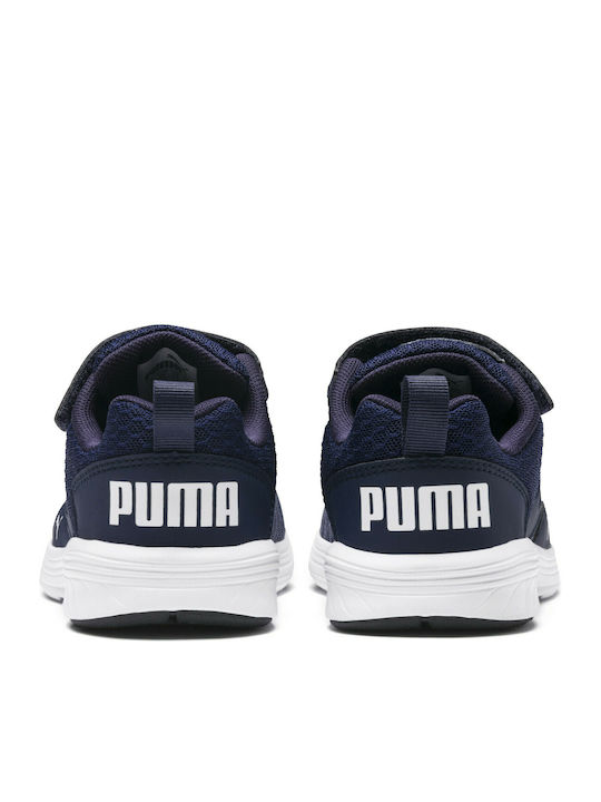 Comet V PS Kids Sports Shoes Running with Hoop & Loop Closure Navy Blue