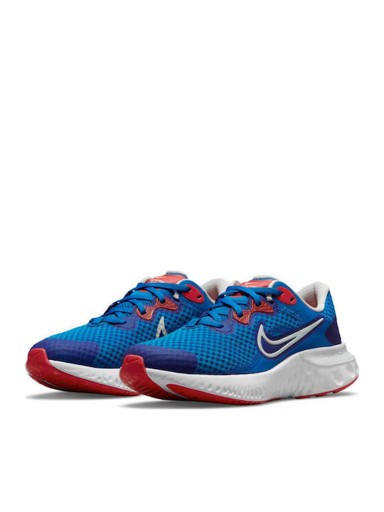 Renew Run 2 Kids Sports Shoes Running with Laces Blue