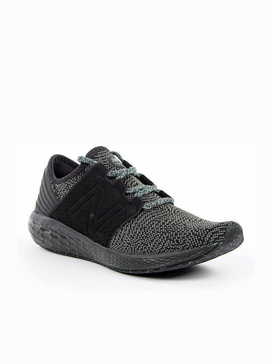 Fresh Foam Cruz Αθλητικά Παιδικά Παπούτσια Running με Κορδόνια Μαύρα